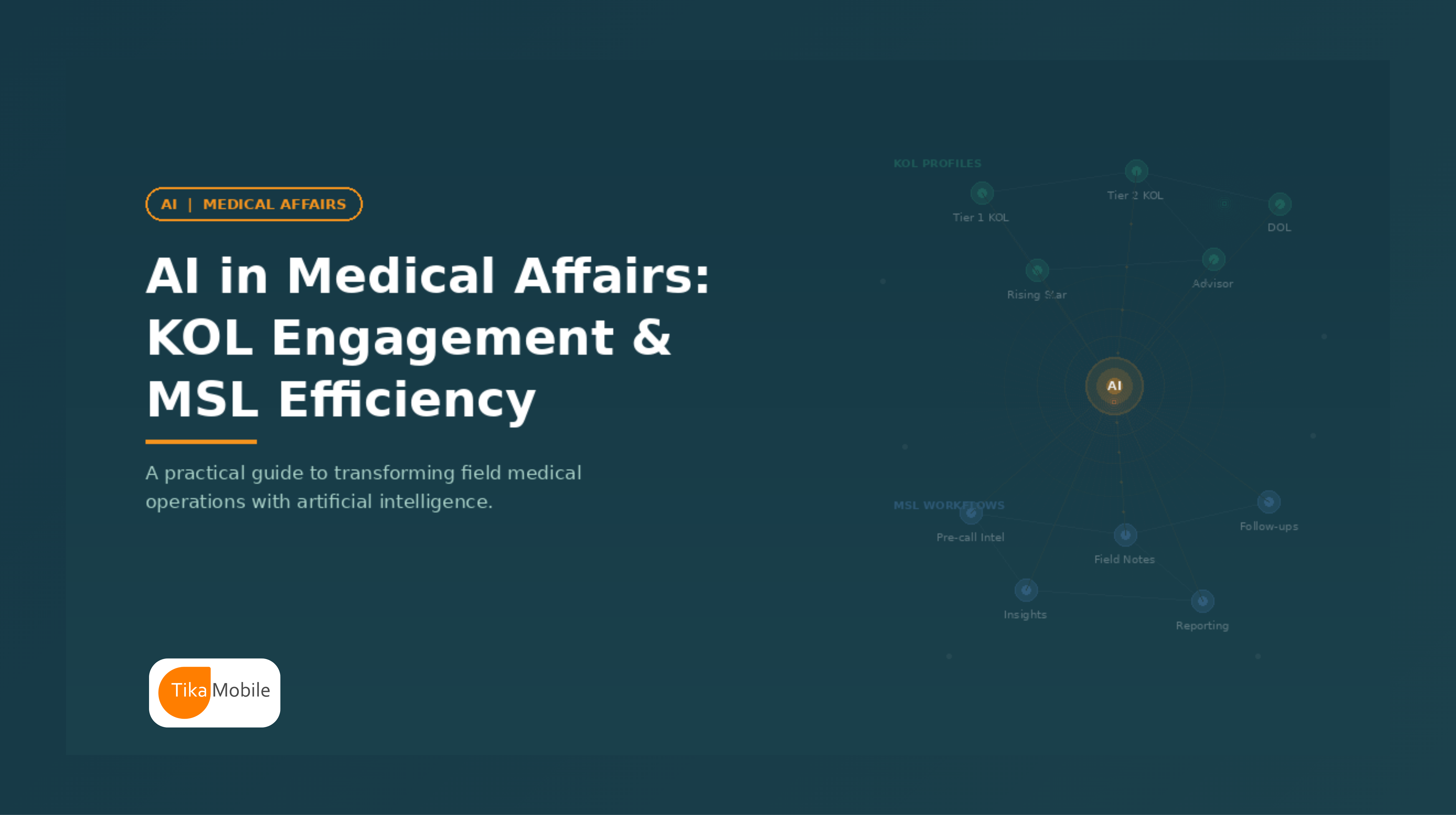 AI in Medical Affairs: A Practical Guide to KOL Engagement and MSL Efficiency