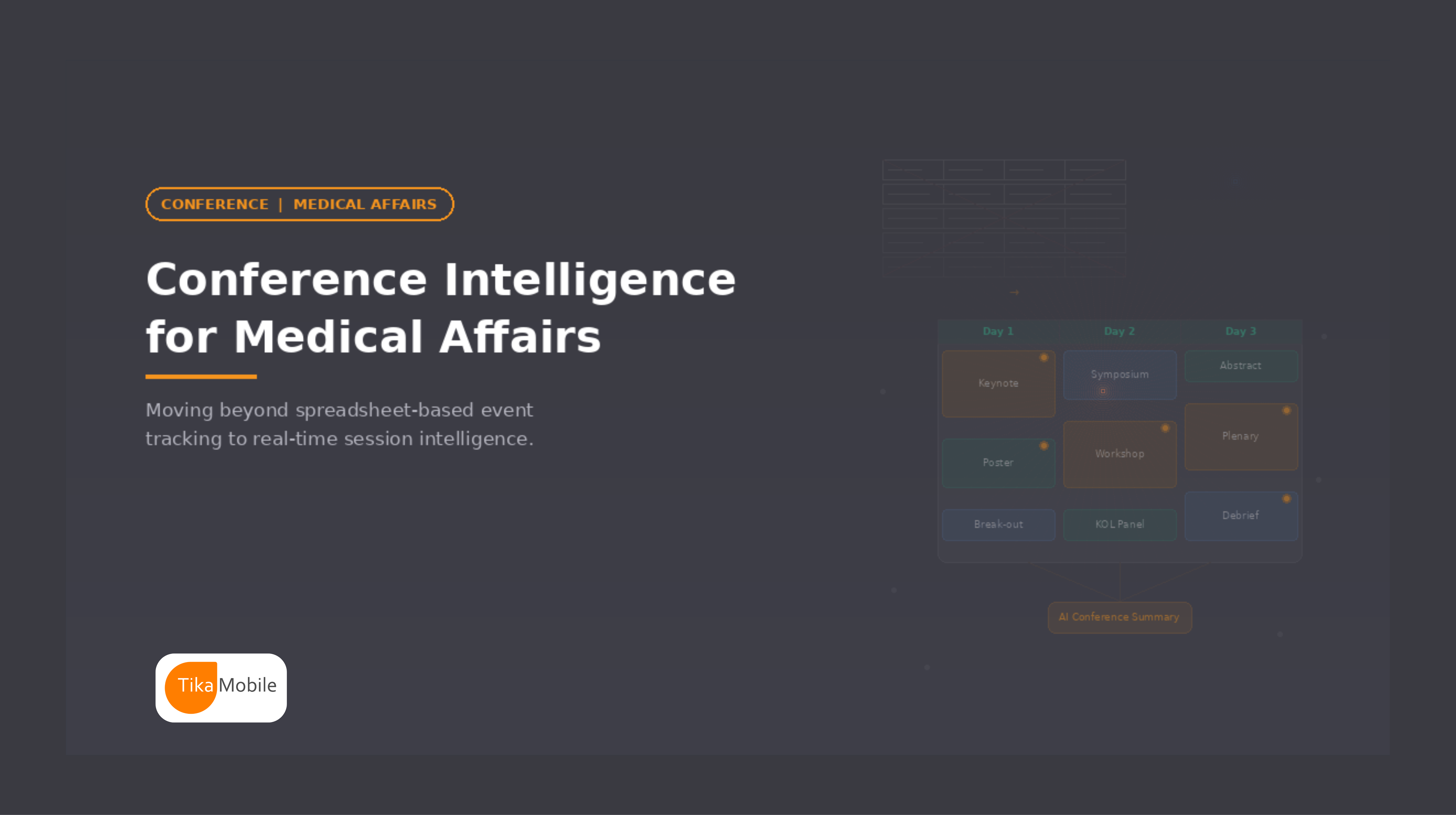 Conference Intelligence for Medical Affairs: Beyond Spreadsheets