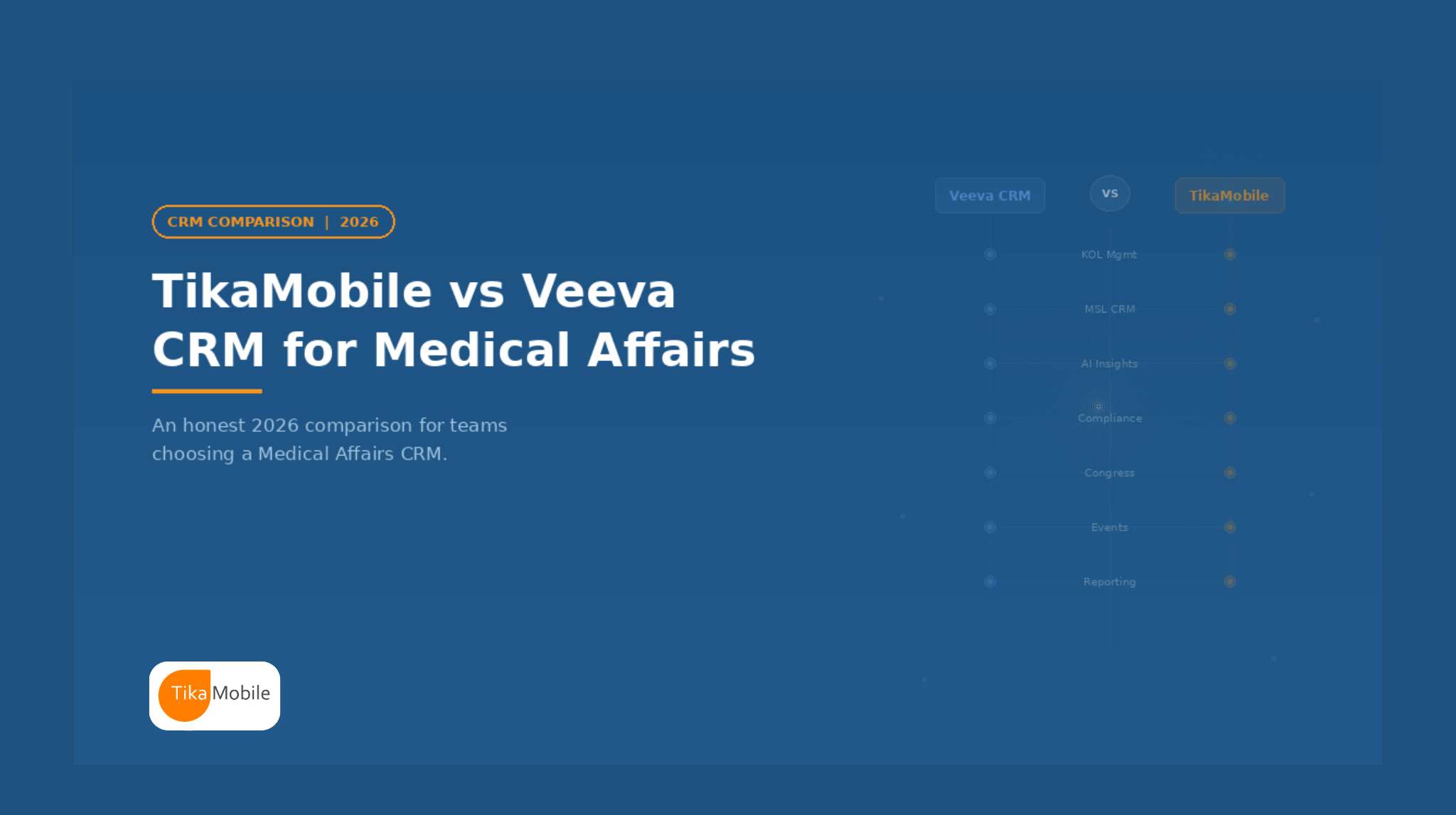 TikaMobile vs Veeva CRM for Medical Affairs: An Honest 2026 Comparison