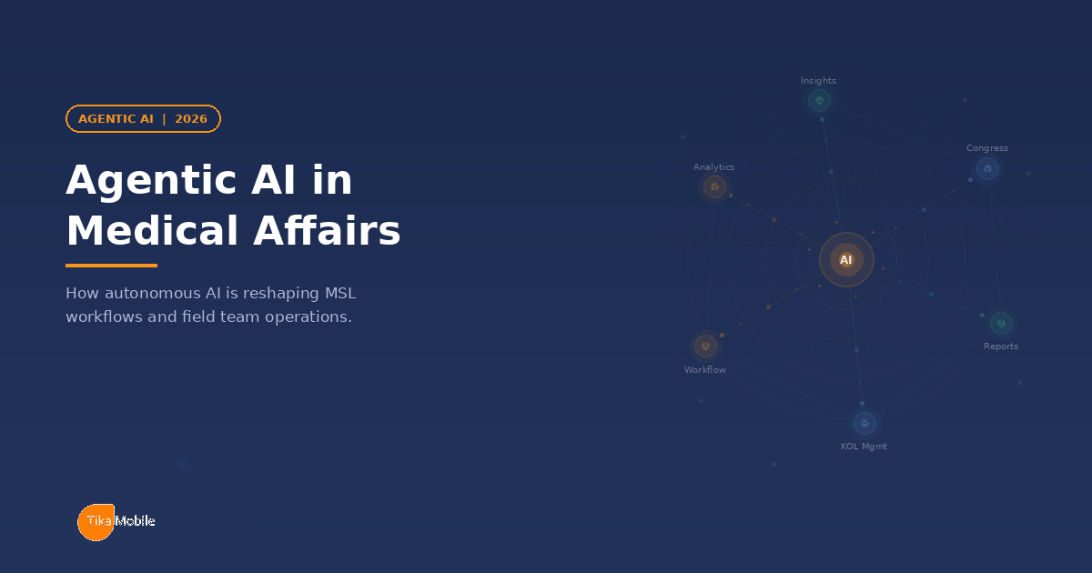 Agentic AI in Medical Affairs: How Autonomous AI Is Reshaping MSL Workflows in 2026