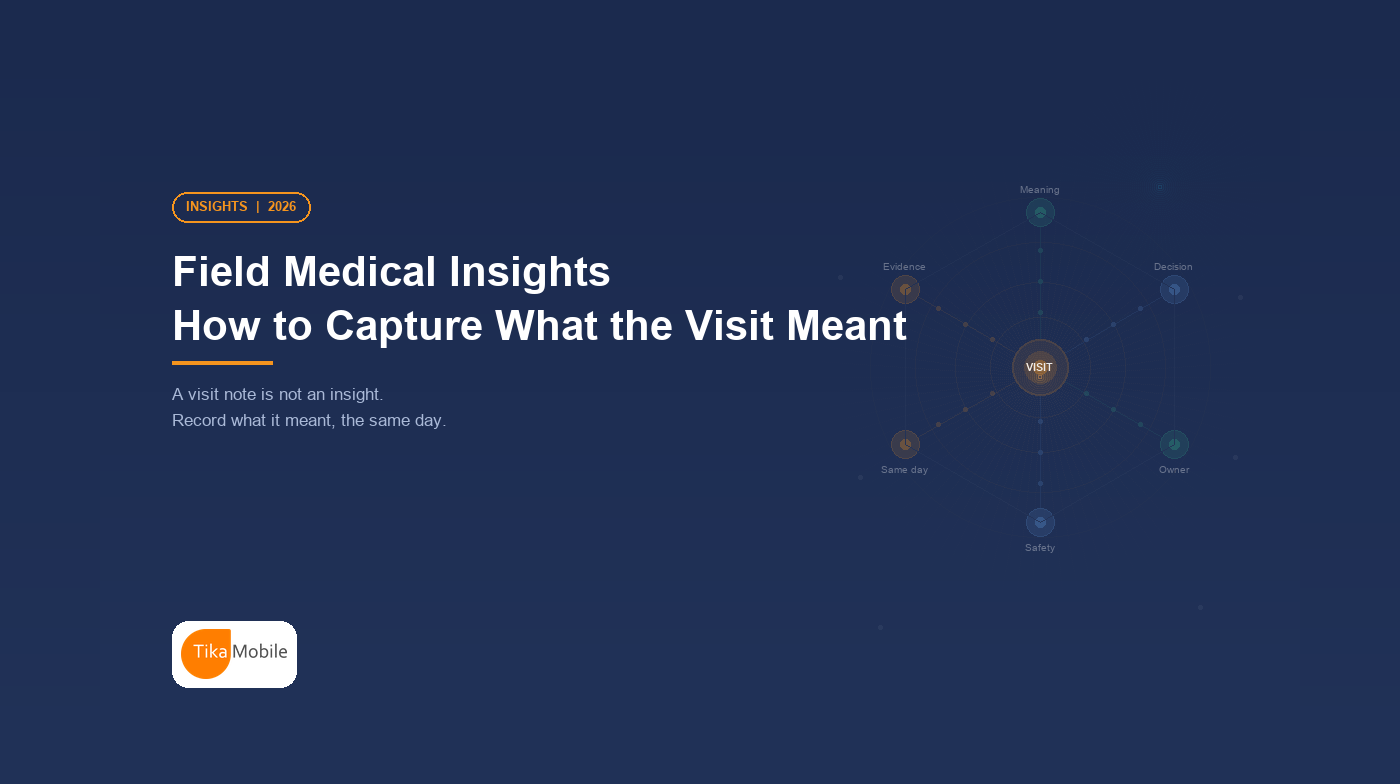 Field Medical Insights: How to Capture What the Visit Meant