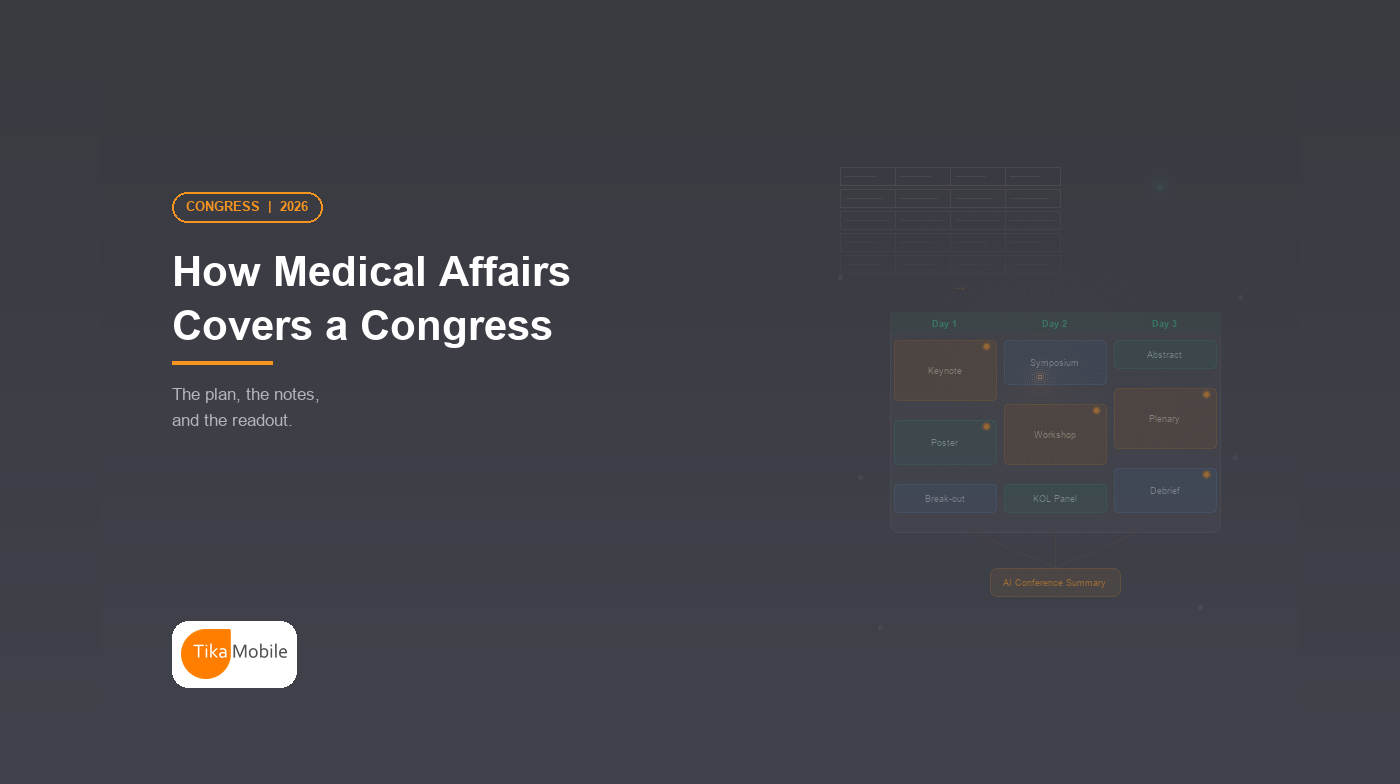 How Medical Affairs Covers a Congress, From the Coverage Plan to the Readout