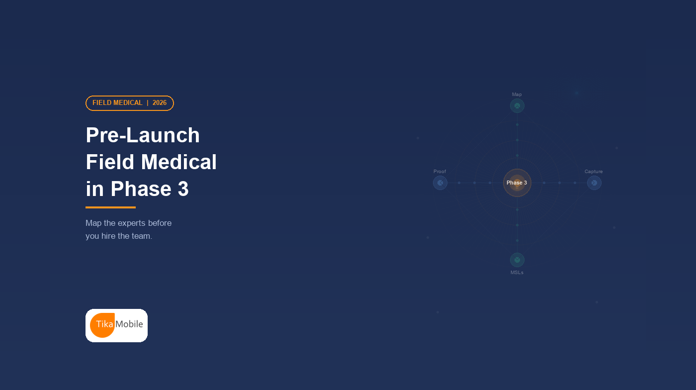 Pre-Launch Field Medical Starts in Phase 3